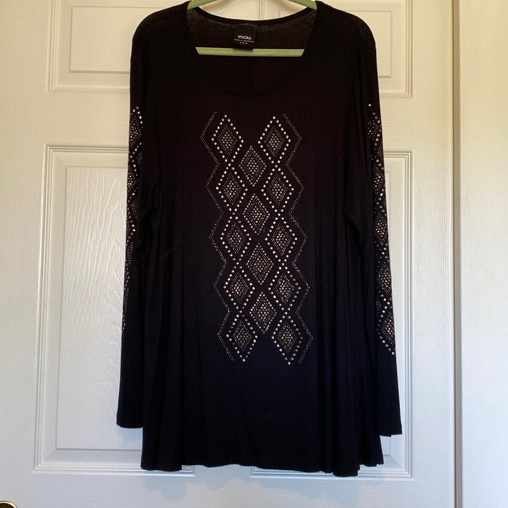 Plus sized 2XL vocal long sleeve